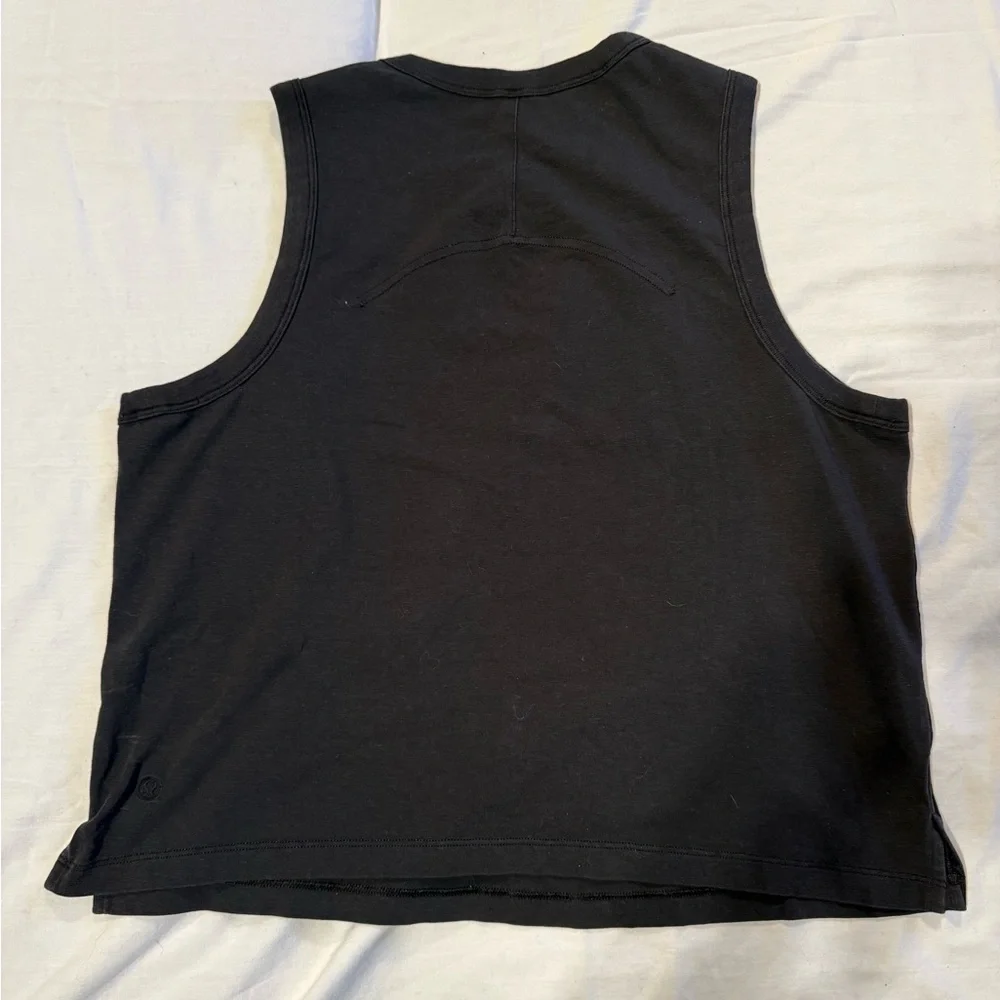 Black Sleeveless Tank Top #672 - Picture 2 of 5
